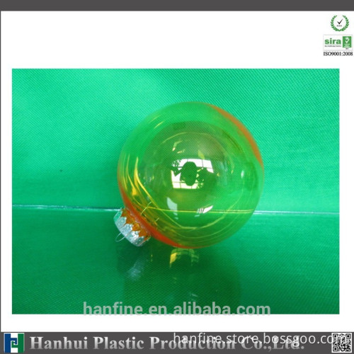 transparent color plastic ball for christmas decoration/100mm